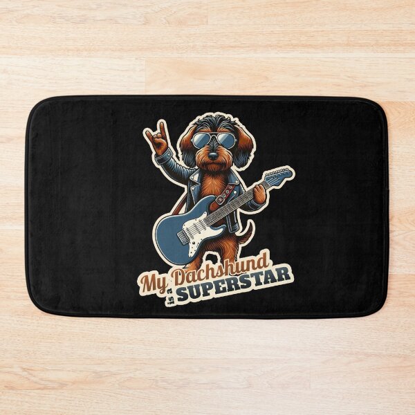 Item preview, Wire-haired Dachshund Rockstar designed and sold by ThisDress.