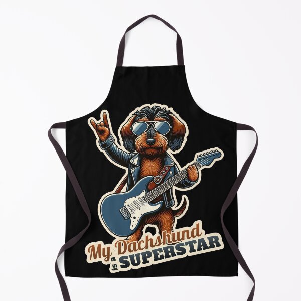 Item preview, Wire-haired Dachshund Rockstar designed and sold by ThisDress.