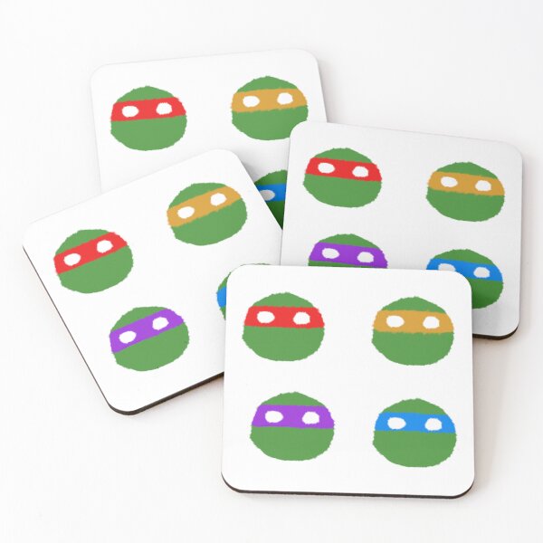 Item preview, poorly drawn teenage mutant ninja turtles group stickers designed and sold by rj1776.