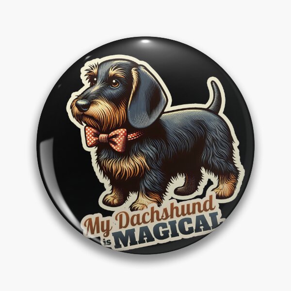 Item preview, Wire-haired Dachshund Magical designed and sold by ThisDress.