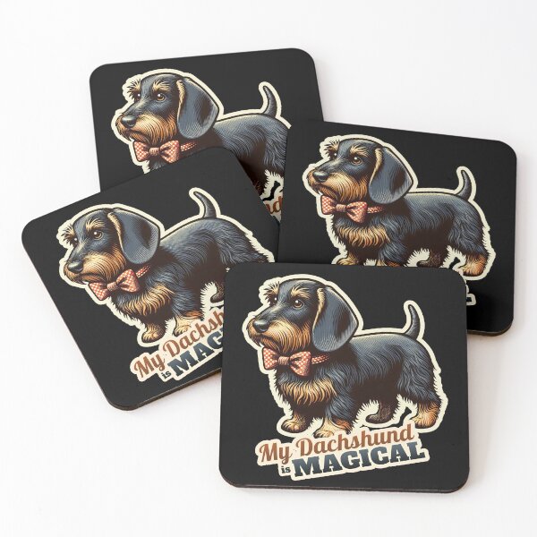 Item preview, Wire-haired Dachshund Magical designed and sold by ThisDress.