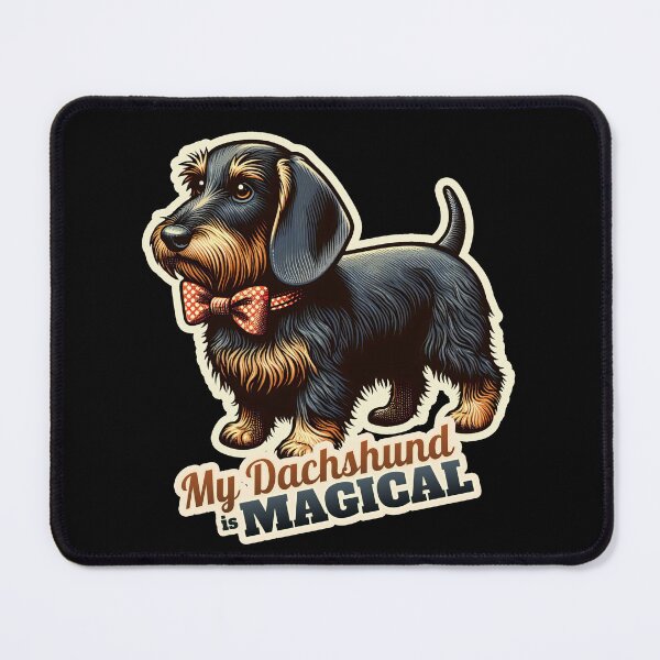 Item preview, Wire-haired Dachshund Magical designed and sold by ThisDress.