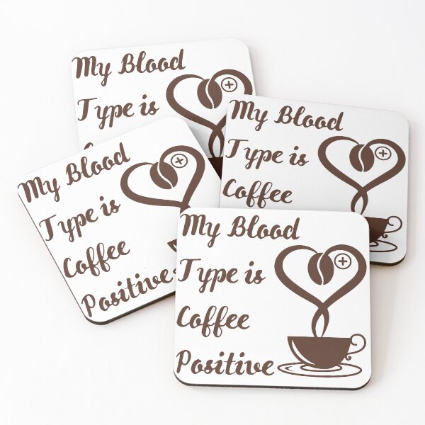 Artikelvorschau, Meine Blutgruppe ist Kaffee-positiv – T-Shirt für Koffeinliebhaber. entworfen und verkauft von Ayman Toumarti.