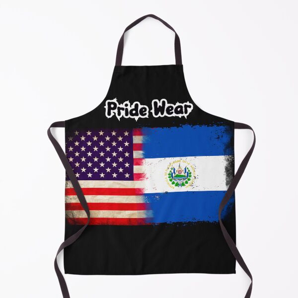 Item preview, US Flag and El Salvador Flag Pride Wear Design designed and sold by LovelyHappyGift.