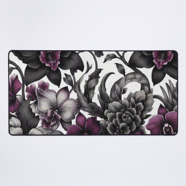Item preview, Mysterious Dark and Purple Orchids in full Bloom designed and sold by Illuministique.