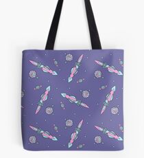 Squid Rocket Ship Tote Bag