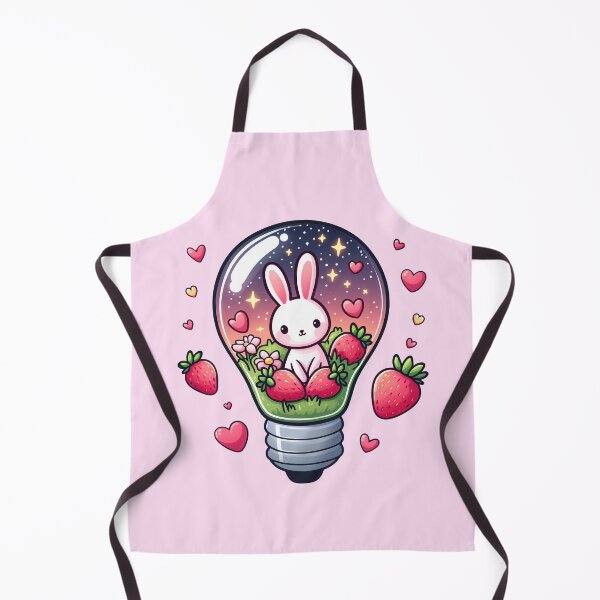Item preview, Bunny in a Strawberry Patch designed and sold by stickyfoot.