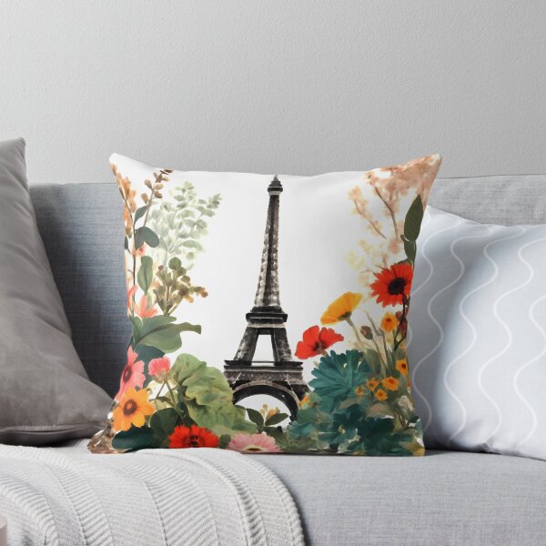 Item preview, Eiffel Tower Floral Graphic Art Print - Fleurs et Plantes de Paris  designed and sold by FindART24.