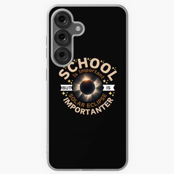 Item preview, School Is Important But Solar Eclipse Is Importanter  designed and sold by QueenStore-USA.