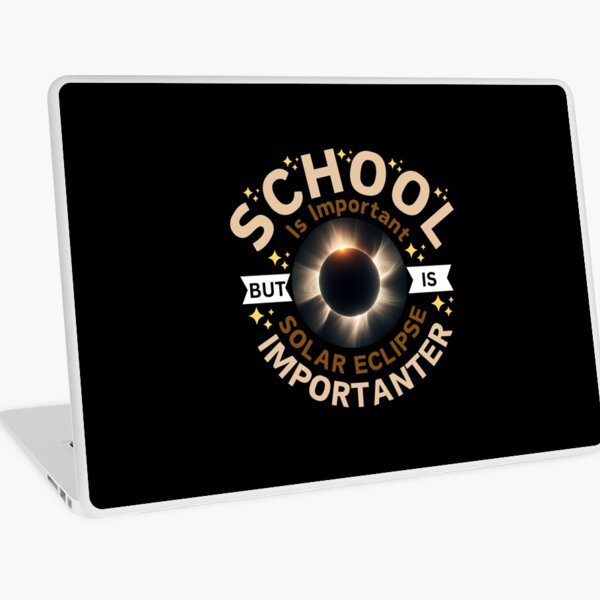 Item preview, School Is Important But Solar Eclipse Is Importanter  designed and sold by QueenStore-USA.