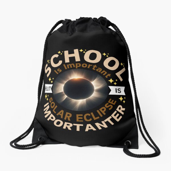 Item preview, School Is Important But Solar Eclipse Is Importanter  designed and sold by QueenStore-USA.