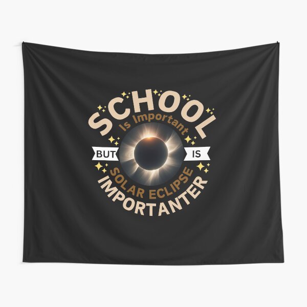 Item preview, School Is Important But Solar Eclipse Is Importanter  designed and sold by QueenStore-USA.