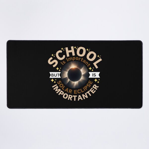 Item preview, School Is Important But Solar Eclipse Is Importanter  designed and sold by QueenStore-USA.
