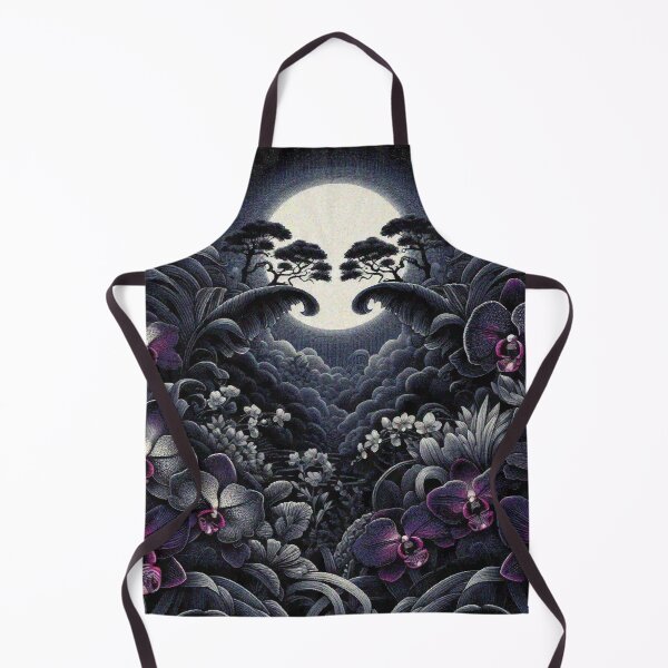 Item preview, Eerie Night of Mysterious Dark Purple Ochids designed and sold by Illuministique.