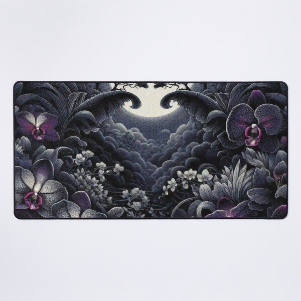 Item preview, Eerie Night of Mysterious Dark Purple Ochids designed and sold by Illuministique.
