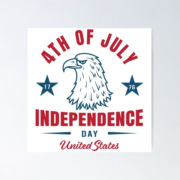 Item preview, Bald eagle, 4th July. Independence day  designed and sold by FaddyFog.