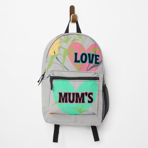 Item preview, Mum's Love with flowers & hearts designed and sold by Kezmich Works.