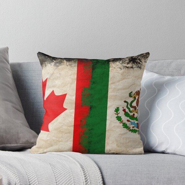 Item preview, Canada Flag and Mexican Flag Pride Wear Design designed and sold by LovelyHappyGift.