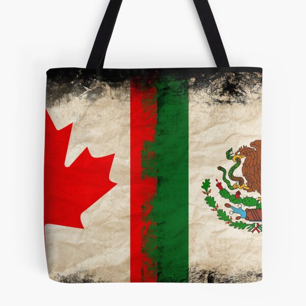 Item preview, Canada Flag and Mexican Flag Pride Wear Design designed and sold by LovelyHappyGift.