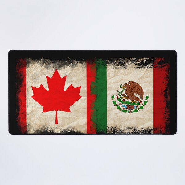 Item preview, Canada Flag and Mexican Flag Pride Wear Design designed and sold by LovelyHappyGift.