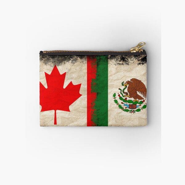 Item preview, Canada Flag and Mexican Flag Pride Wear Design designed and sold by LovelyHappyGift.