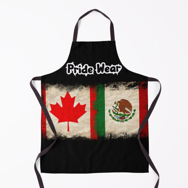 Item preview, Canada Flag and Mexican Flag Pride Wear Design designed and sold by LovelyHappyGift.