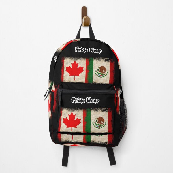 Item preview, Canada Flag and Mexican Flag Pride Wear Design designed and sold by LovelyHappyGift.