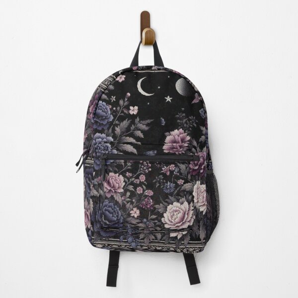 Item preview, Vibrant and Dark color Carnation Flowers at night garden designed and sold by Illuministique.