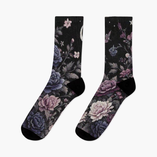 Item preview, Vibrant and Dark color Carnation Flowers at night garden designed and sold by Illuministique.