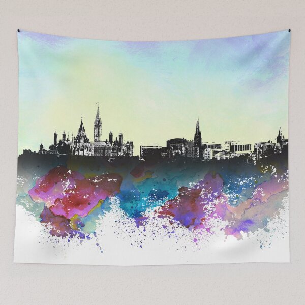 Item preview, Design 106 Ottawa Canada Skyline designed and sold by artbylucie.
