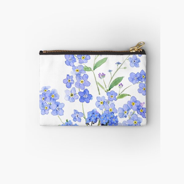 Item preview, blue forget me not 2024 hand painted  designed and sold by ColorandColor.