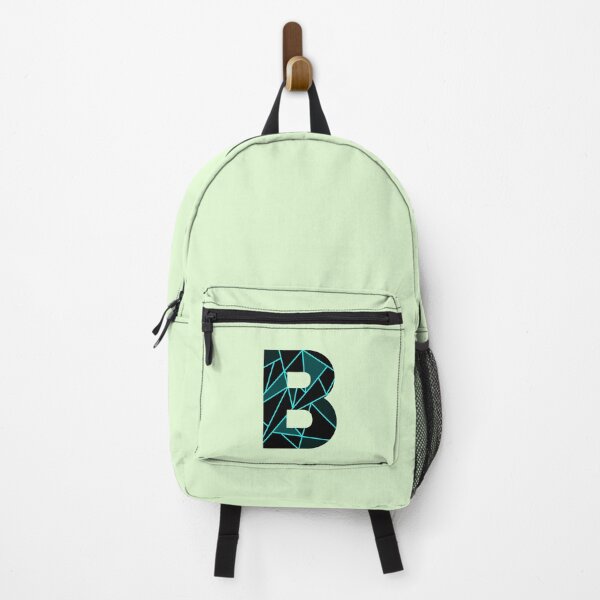 Item preview, Monogram B With Neon Blue Abstract Lines designed and sold by Coffee Lifestyle.