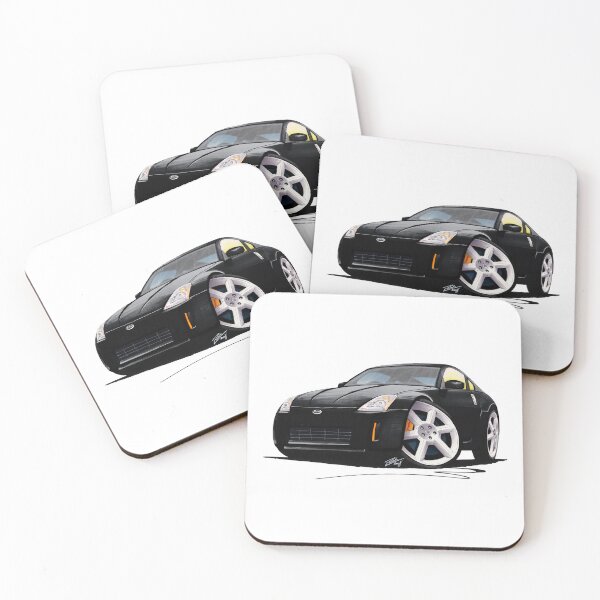 Aperçu de l'œuvre Nissan 350Z Noir créée et vendue par Yeomans Cartoons.