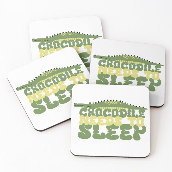 Item preview, Crocodile needs to sleep designed and sold by BlackOwlCreate.