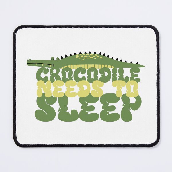 Item preview, Crocodile needs to sleep designed and sold by BlackOwlCreate.