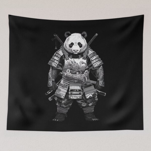 Item preview, Ornate Panda Samurai in Full Gear designed and sold by Yogimeister.