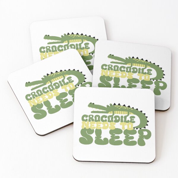 Item preview, Crocodile needs to sleep designed and sold by BlackOwlCreate.