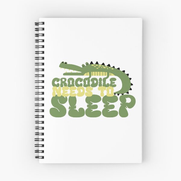 Item preview, Crocodile needs to sleep designed and sold by BlackOwlCreate.