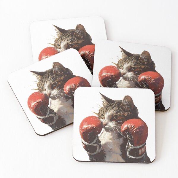 Item preview, Boxer Cat, Boxing Kitten, Kitty Boxer, Sport designed and sold by CreativeArts-S.