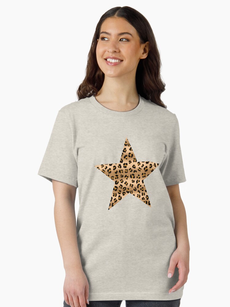 Leopard Cheetah Print Star