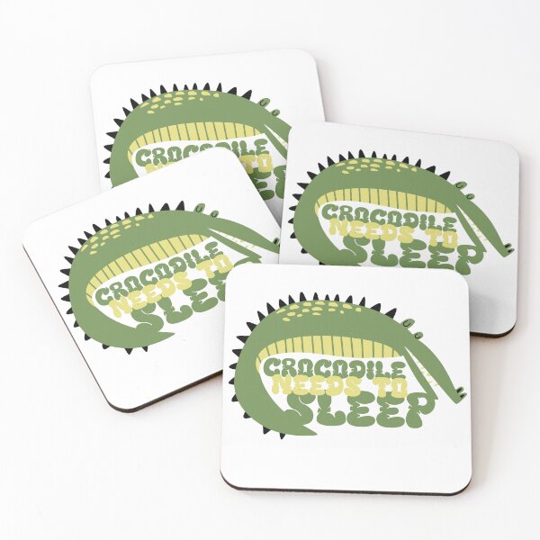 Item preview, Crocodile needs to sleep designed and sold by BlackOwlCreate.