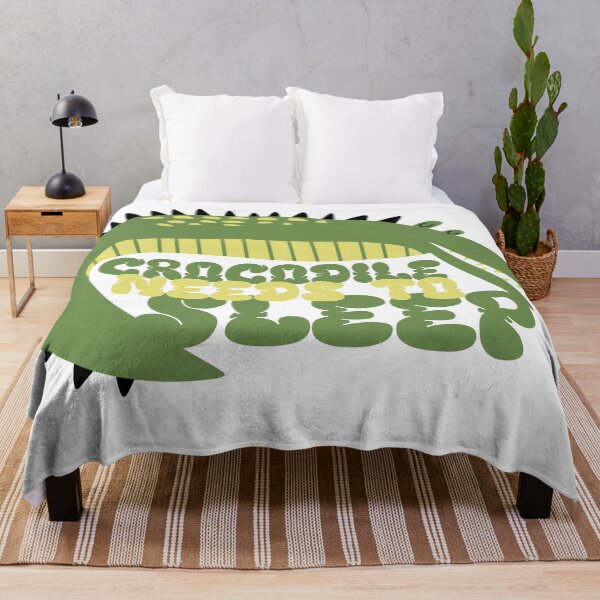 Item preview, Crocodile needs to sleep designed and sold by BlackOwlCreate.