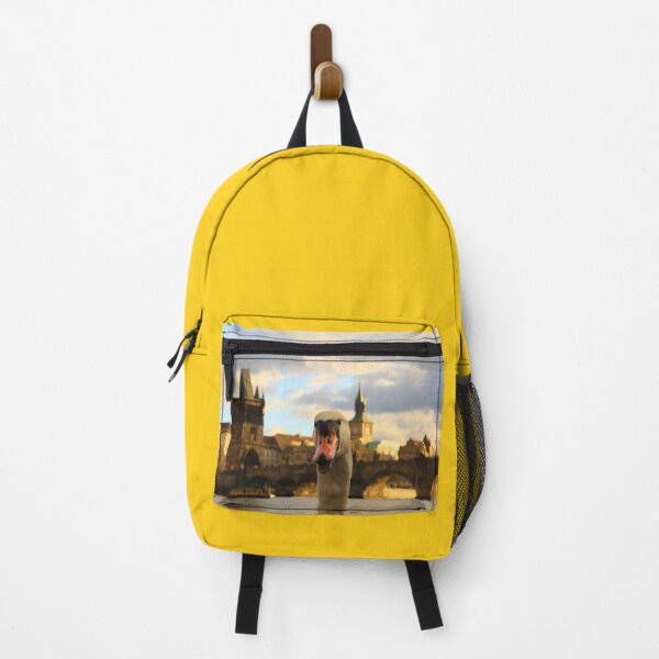 Item preview, White Swan Photobombing Charles Bridge in Prague designed and sold by KaSaPo.