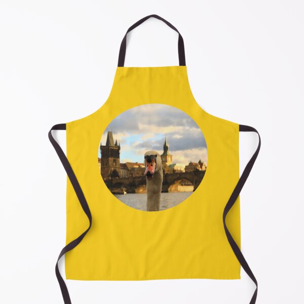 Item preview, White Swan Photobombing Charles Bridge in Prague designed and sold by KaSaPo.