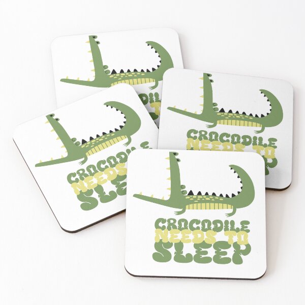 Item preview, Crocodile needs to sleep designed and sold by BlackOwlCreate.