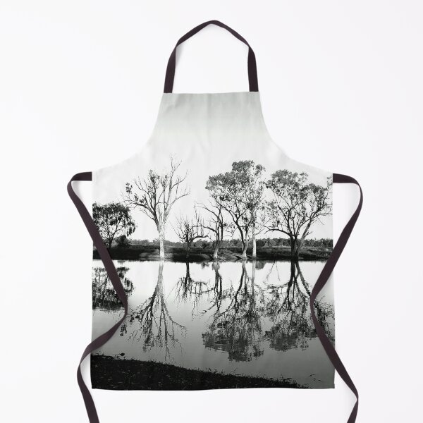 Item preview, Eucalyptus Trees At A Lagoon Black And White designed and sold by Designsbygroovy.