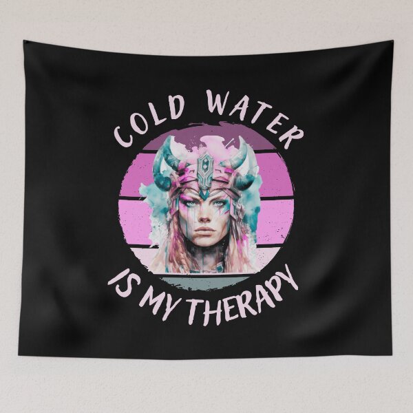 Item preview, Cold Water Is My Therapy Funny Gifts for Pepole Who Like Ice Bathing designed and sold by byMartha.