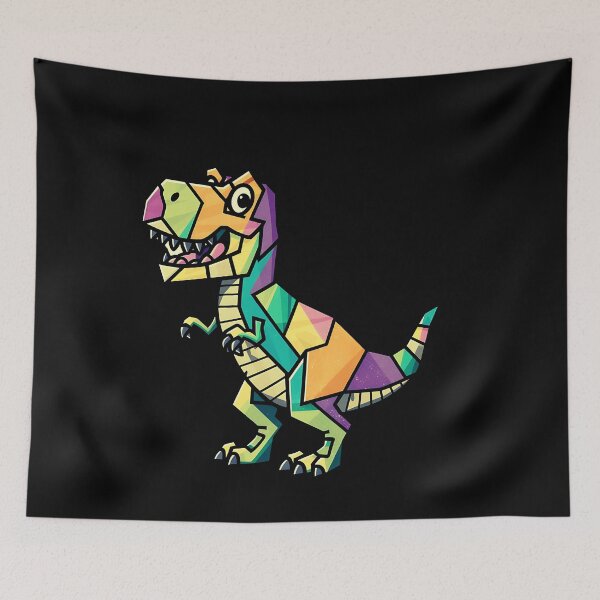 Item preview, Funny pastel geometric t-rex  designed and sold by MotivaChic.