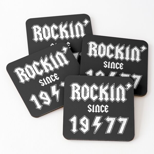 Item preview, Rockin since 1977 birthday rocker gift designed and sold by Daribo.