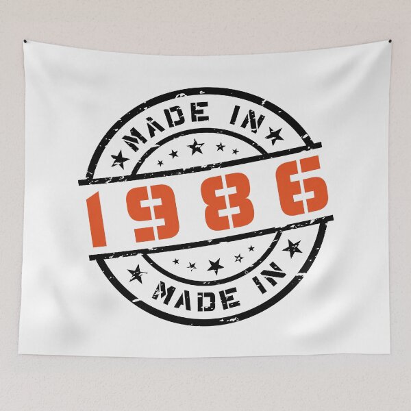 Item preview, Year of Birth Birthday Born In - Made in 1986 designed and sold by ElvisU.